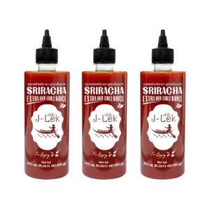 sauce-seasoning-0474 เจ๊เล็ก ซอสพริกศรีราชา สูตรเผ็ดมาก 455 มล. แพ็ค 3 ขวด