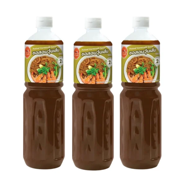 sauce-seasoning-0475 เจ๊เล็ก ซอสอบวุ้นเส้น ขนาด 560 กรัม x 3 ขวด