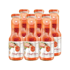 เจ๊เล็ก น้ําจิ้มสุกี้ ปิ้งย่าง ขวดแก้ว ขนาด 350 กรัม x 6 ขวด