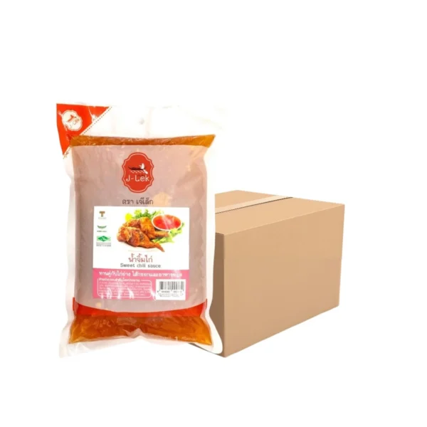 sauce-seasoning-0479 เจ๊เล็ก น้ําจิ้มไก่ ขนาด 1,000 กรัม แพ็ค 12 ถุง