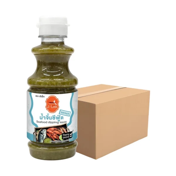 sauce-seasoning-0519 J-Lek (เจ๊เล็ก) น้ําจิ้มซีฟู้ด ขนาด 250 กรัม แพ็ค 12 ขวด