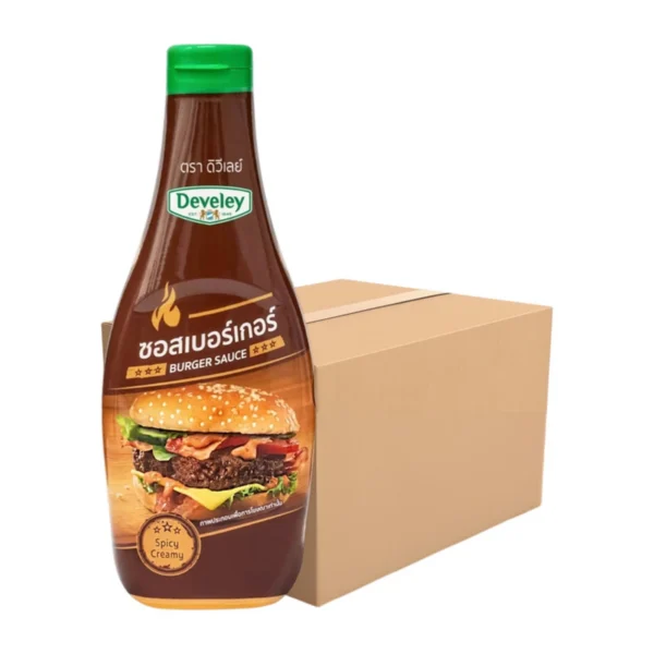 sauce-seasoning-0543 Develey Burger sauce (ซอสเบอร์เกอร์) ขนาด 370 กรัม แพ็ค 6 ขวด