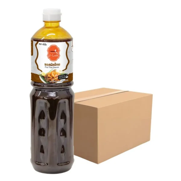 sauce-seasoning-0551 J-Lek (เจ๊เล็ก) ซอสผัดไทย ขนาด 1150 กรัม แพ็ค 12 ขวด