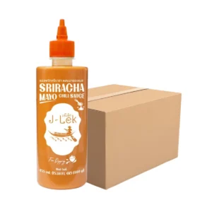 sauce-seasoning-0553 J-Lek (เจ๊เล็ก) ซอสพริกศรีราชา ผสมมายองเนส ขนาด 490 กรัม แพ็ค 6 ขวด