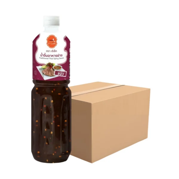 sauce-seasoning-0563 J-Lek (เจ๊เล็ก) น้ําจิ้มอาหารย่าง ขนาด 1180 กรัม แพ็ค 6 ขวด
