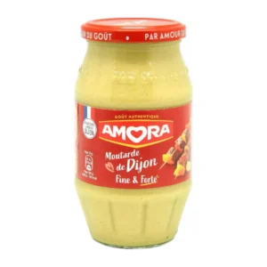 sauce-seasoning-0592 Amora Dijon Mustard อะโมรา ดิจองมัสตาร์ด 430g (AM12)