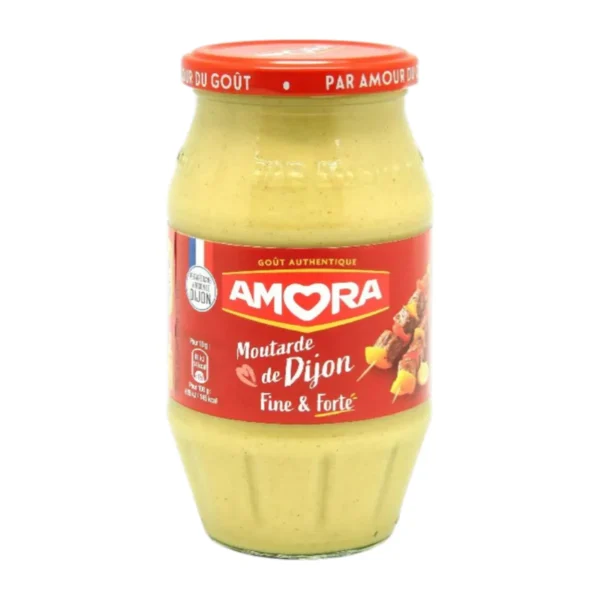sauce-seasoning-0592 Amora Dijon Mustard อะโมรา ดิจองมัสตาร์ด 430g (AM12)