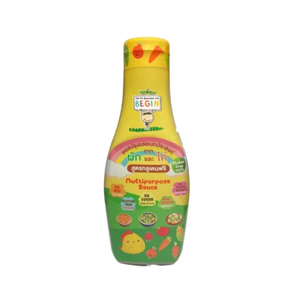 sauce-seasoning-0598 Begin Baby ซอสปรุงรสสําหรับเด็ก ปลอดสาร วิตามินสูง ช่วยให้ลูกทานข้าวมากขึ้น ซอสเด็ก เครื่องปรุงเด็ก ซอสแม๊กกี้เด็กผสมผัก 210 กรัม