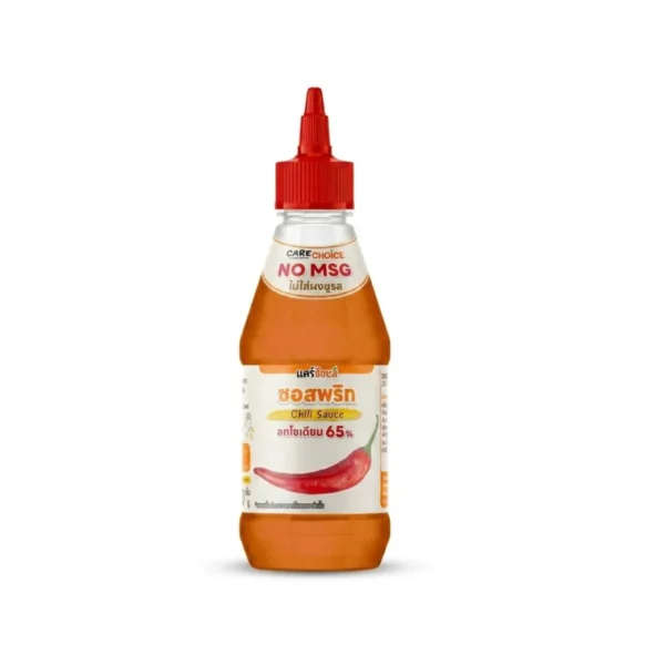 sauce-seasoning-0610 C328 แคร์ช้อยส์ ซอสพริก เผ็ดกลมกล่อม | ลดโซเดียม 65% 280 g.