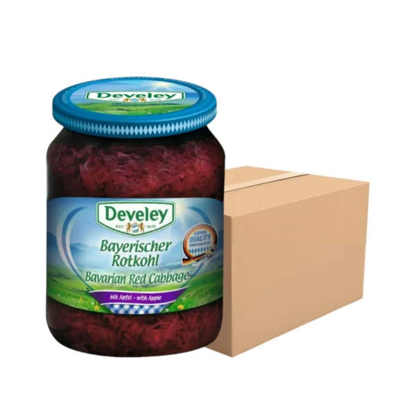 sauce-seasoning-0635 Develey (ดิวีเลย์) Red Cabbage (กะหล่ําปลีแดงดอง) ขนาด 680 กรัม แพ็ค 12 ขวด