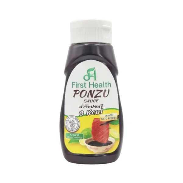 sauce-seasoning-0645 First Health น้ําจิ้มปอนซึ สูตรคีโต (KETO Ponzu Sauce ) 345 กรัม