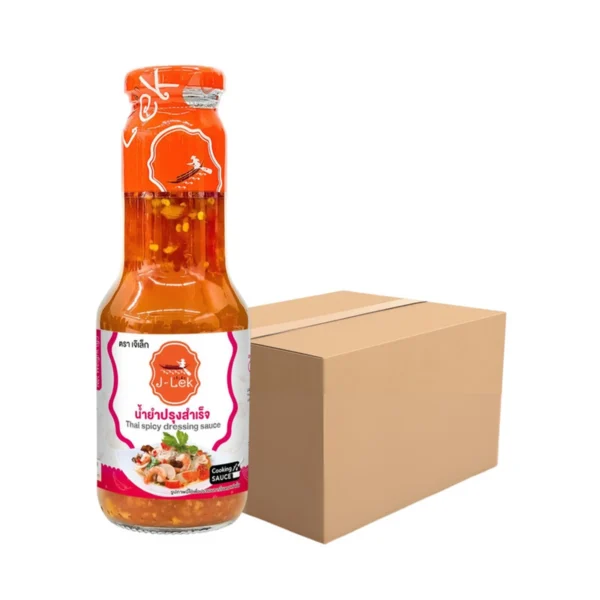 sauce-seasoning-0691 J-Lek (เจ๊เล็ก) น้ํายําปรุงสําเร็จ ขนาด 370 กรัม แพ็ค 12 ขวด