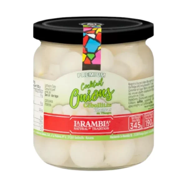 La Rambla Cocktail Onion ลาแรมบลา หัวหอมดองในน้ําเกลือ 345g LR100