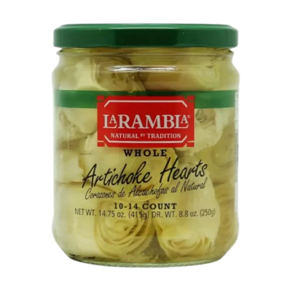 La Rambla Natural Artichoke Heart Whole ลาแรมบลา อาร์ติโชคในน้ําเกลือ 415g