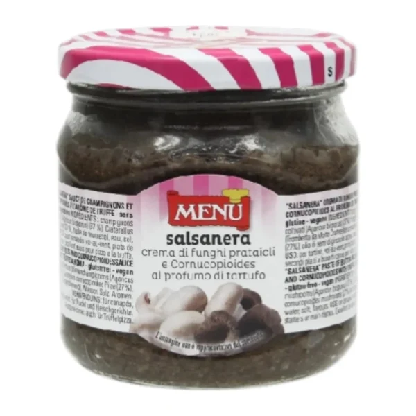 sauce-seasoning-0703 MENU Salsanera Trifolati (Mushroom in Oil) ครีมเห็ดกลิ่นทรัฟเฟิล 370g