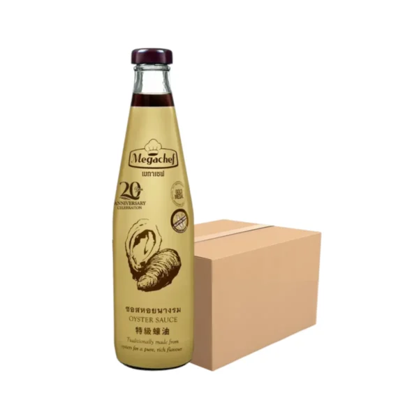 sauce-seasoning-0708 Megachef ซอสหอยนางรมเมกาเชฟ 600 กรัม X 12 ขวด (1ลัง)