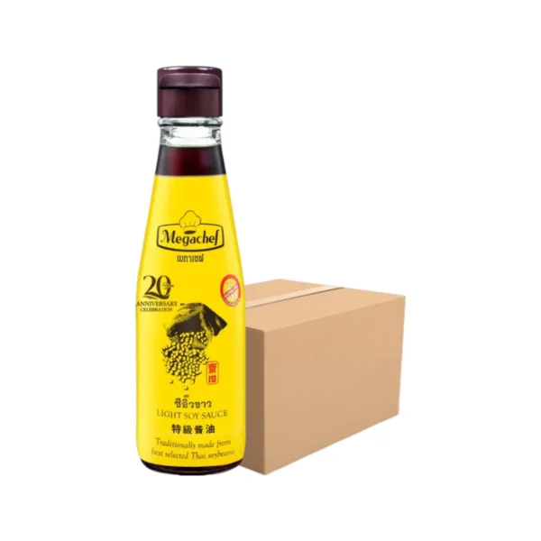 Megachef ซีอิ๊วขาวเมกาเชฟ 200 ml.X 12 ขวด (1ลัง)