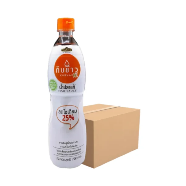 sauce-seasoning-0720 Megachef น้ําปลาแท้ ตรากับข้าว 700 ml.X 12 ขวด (1ลัง)