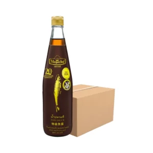 Megachef น้ําปลาแท้เมกาเชฟ 700 ml.X 12 ขวด (1ลัง)