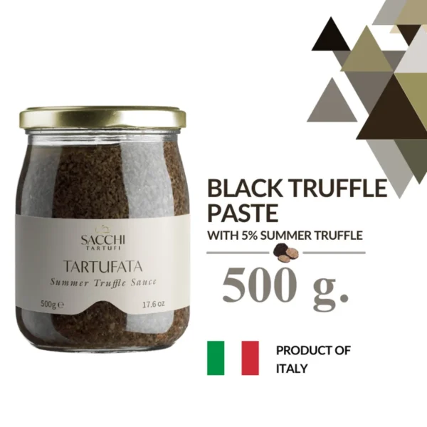 sauce-seasoning-0728 SACCHI ครีมเห็ดทรัฟเฟิล(Black Truffle) 500 ก.