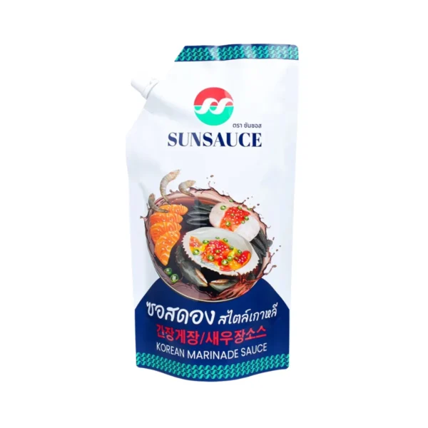 SUNSAUCE (ซันซอส) ซอสดอง รสชาติเกาหลีแท้ ซอสดองสําเร็จรูป แบบซอง ขนาด 900 กรัม