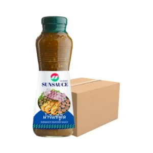 sauce-seasoning-0743 SUNSAUCE (ซันซอส) น้ําจิ้มซีฟู๊ด ขนาด 370 กรัม 12 ขวด แถมฟรี 1 ขวด (ยกลัง)