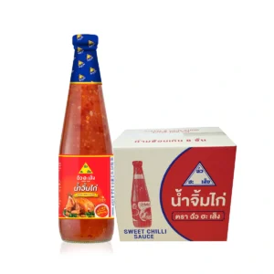 sauce-seasoning-0825 ฉั่วฮะเส็ง น้ําจิ้มไก่ ขวดแก้ว 730 กรัม (ยกลัง 12 ขวด)