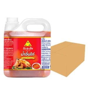 sauce-seasoning-0828 ฉั่วฮะเส็ง น้ําจิ้มไก่ แกลลอน 3,600 กรัม (ยกลัง 4 แกลลอน)