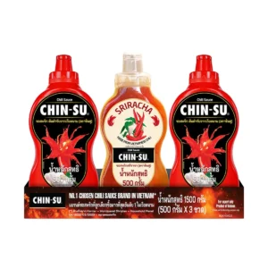 sauce-seasoning-0830 ชินสุ ซอสพริก ขวดบีบ 500 ก. x 3