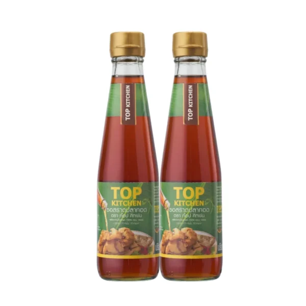 sauce-seasoning-0839 ซอสราดปลาทอด ตรา ท๊อป คิทเช่น (TOP KITCHEN) ขนาด 300 มล.(แพ็คคู่)