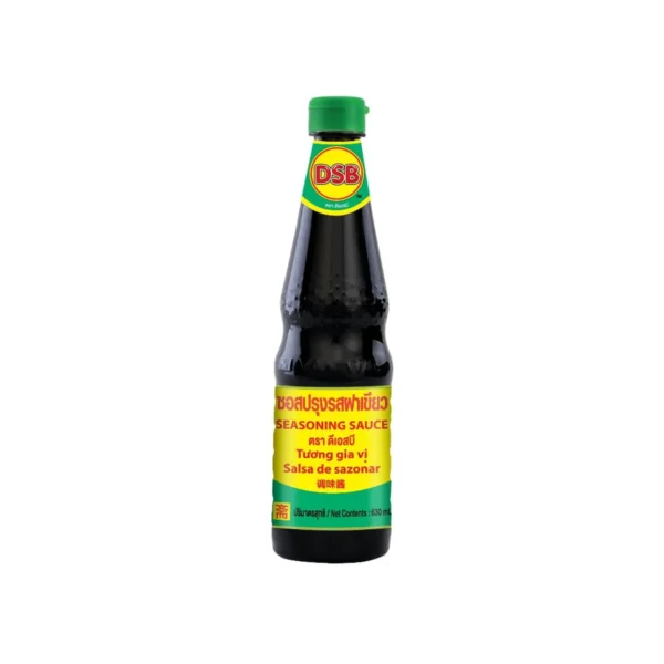 sauce-seasoning-0850 ตราดีเอสบี ซอสปรุงรส ฝาเขียว ขนาด 630 มล. (แพ็ค 4 ขวด)