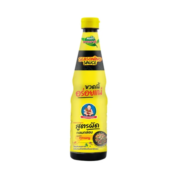 sauce-seasoning-0861 ตราเด็กสมบูรณ์ ซอสปรุงรส ฝาเหลือง ขนาด 700 มล. (แพ็ค 4 ขวด)