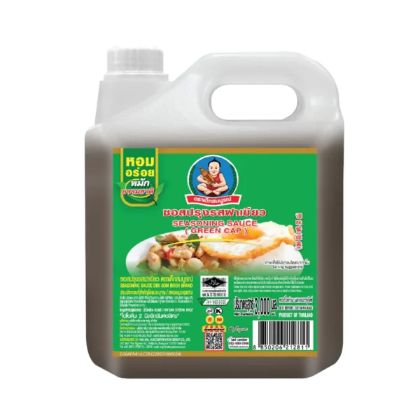 sauce-seasoning-0866 ตราเด็กสมบูรณ์ ซอสปรุงรสอาหารฝาเขียว 3,000 มล.