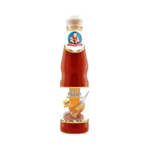 sauce-seasoning-0869 ตราเด็กสมบูรณ์ ซอสพริก ศรีราชา ขนาด 350 กรัม. (แพ็ค 3 ขวด)