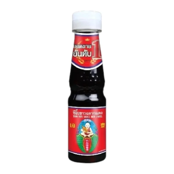 sauce-seasoning-0893 ตราเด็กสมบูรณ์ ซีอิ๊วขาวฉลากแดง 140 มล.