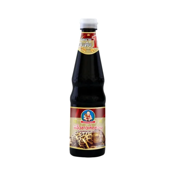sauce-seasoning-0909 ตราเด็กสมบูรณ์ ซีอิ๊วขาวเห็ดหอม ขนาด 600 มล ขวดพลาสติก (PET)