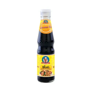 sauce-seasoning-0914 ตราเด็กสมบูรณ์ ซีอิ๊วดํา ขนาด 400 กรัม (แพ็ค 4 ขวด)