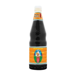 sauce-seasoning-0919 ตราเด็กสมบูรณ์ ซีอิ๊วดําฉลากส้ม 1,350 ก.