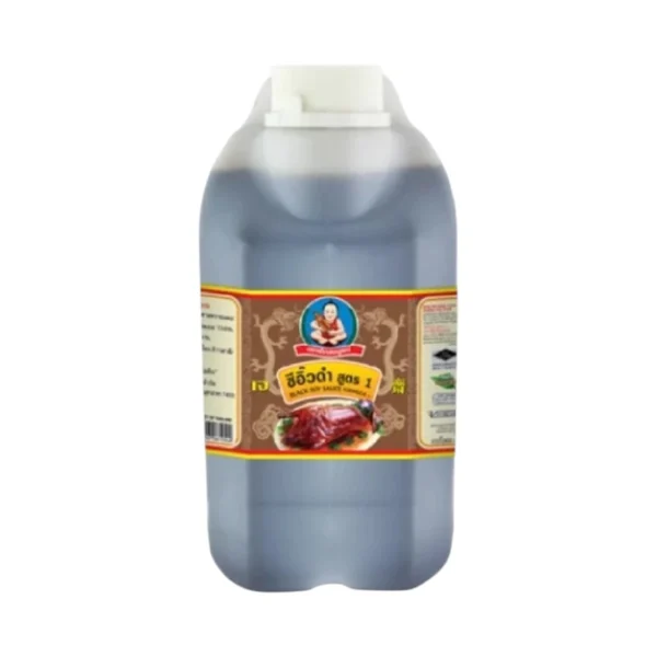 sauce-seasoning-0923 ตราเด็กสมบูรณ์ ซีอิ๊วดําสูตร 1 5KG