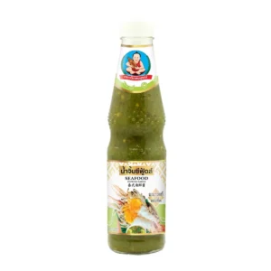 sauce-seasoning-0930 ตราเด็กสมบูรณ์ น้ําจิ้มซีฟู้ดส์ ขนาด 335 กรัม. (แพ็ค 3 ขวด)