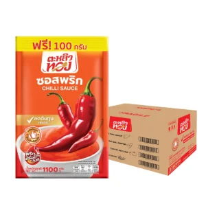 ตะหลิวทอง ซอสพริก ซอง 1,100 กรัม (ยกลัง 12 ซอง)