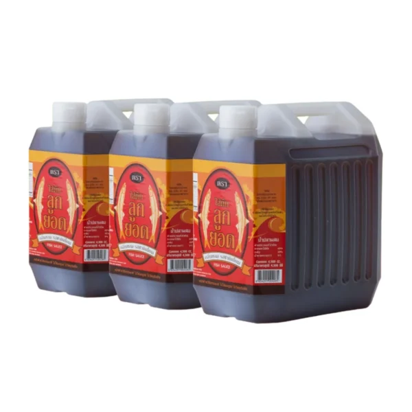 sauce-seasoning-0994 น้ําปลาผสม ตรา ไส้ตันลูกยอด 4500 มล. 3 แกลอน