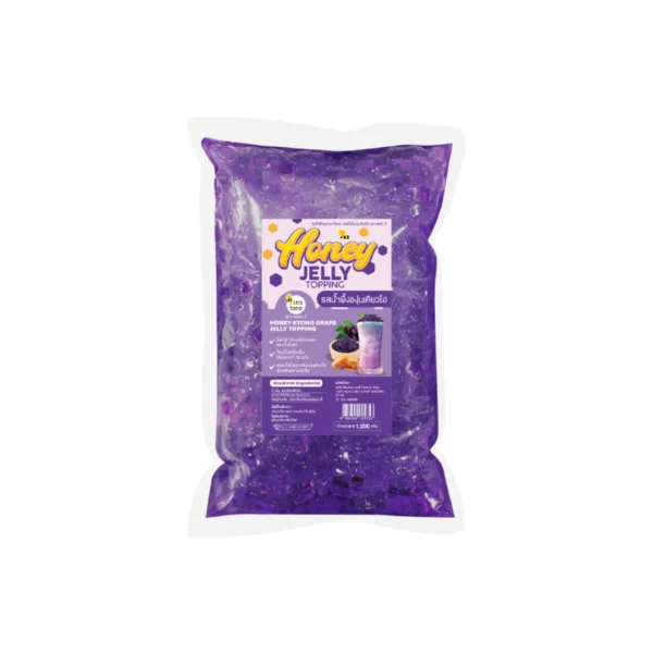 sauce-seasoning-1033 เจลลี่ ท็อปปิ้ง รสน้ําผึ้งองุ่นเคียวโฮ Fora Bee Jelly Honey Kyoho Grape ขนาด 1 กิโลกรัม