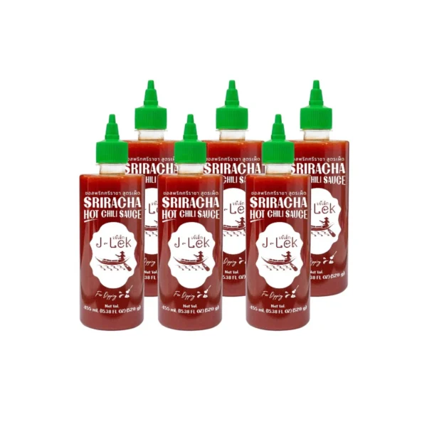 sauce-seasoning-1036 เจ๊เล็ก ซอสพริกศรีราชา สูตรเผ็ด 455 มล. แพ็ค 6 ขวด