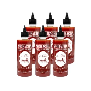 sauce-seasoning-1037 เจ๊เล็ก ซอสพริกศรีราชา สูตรเผ็ดมาก 455 มล. แพ็ค 6 ขวด