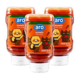 sauce-seasoning-1066 เอโร่ ซอสพริก ขวดบีบ 300 ก. x 3