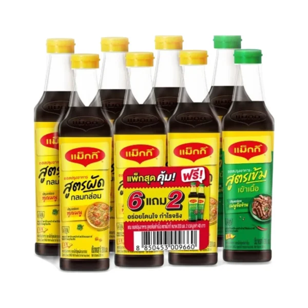 แม็กกี้ ซอสปรุงรส 200 มล. x 6+2