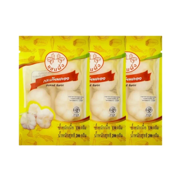 sauce-seasoning-1074 แสนผึ้ง กระเทียมดอง 200 ก.X3
