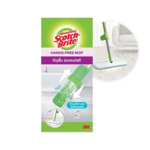 scotch-brite-15000-055 สก๊อตช์-ไบรต์ ไม้ถูพื้นรุ่นแฮนด์ฟรี รีดน้ําสะดวก ไม่เปรอะมือ