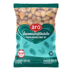 seafood-0022 เอโร่ เนื้อหอยแมลงภู่ชิลีแช่แข็ง (100-200 ตัว/กก.) 1 กก.